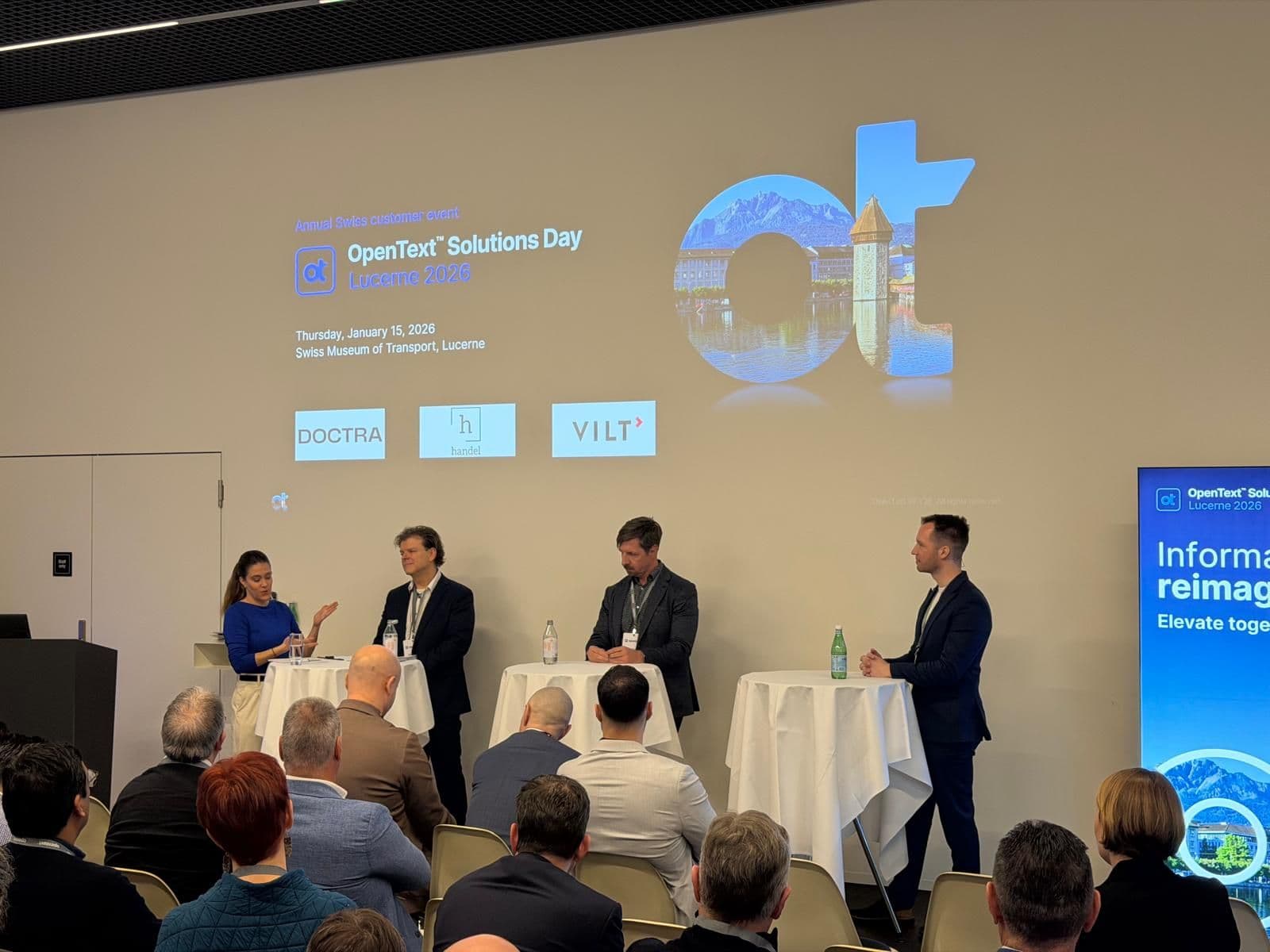 Rückblick: OpenText Solutions Day im Verkehrshaus Luzern - Gallerie Bild 1