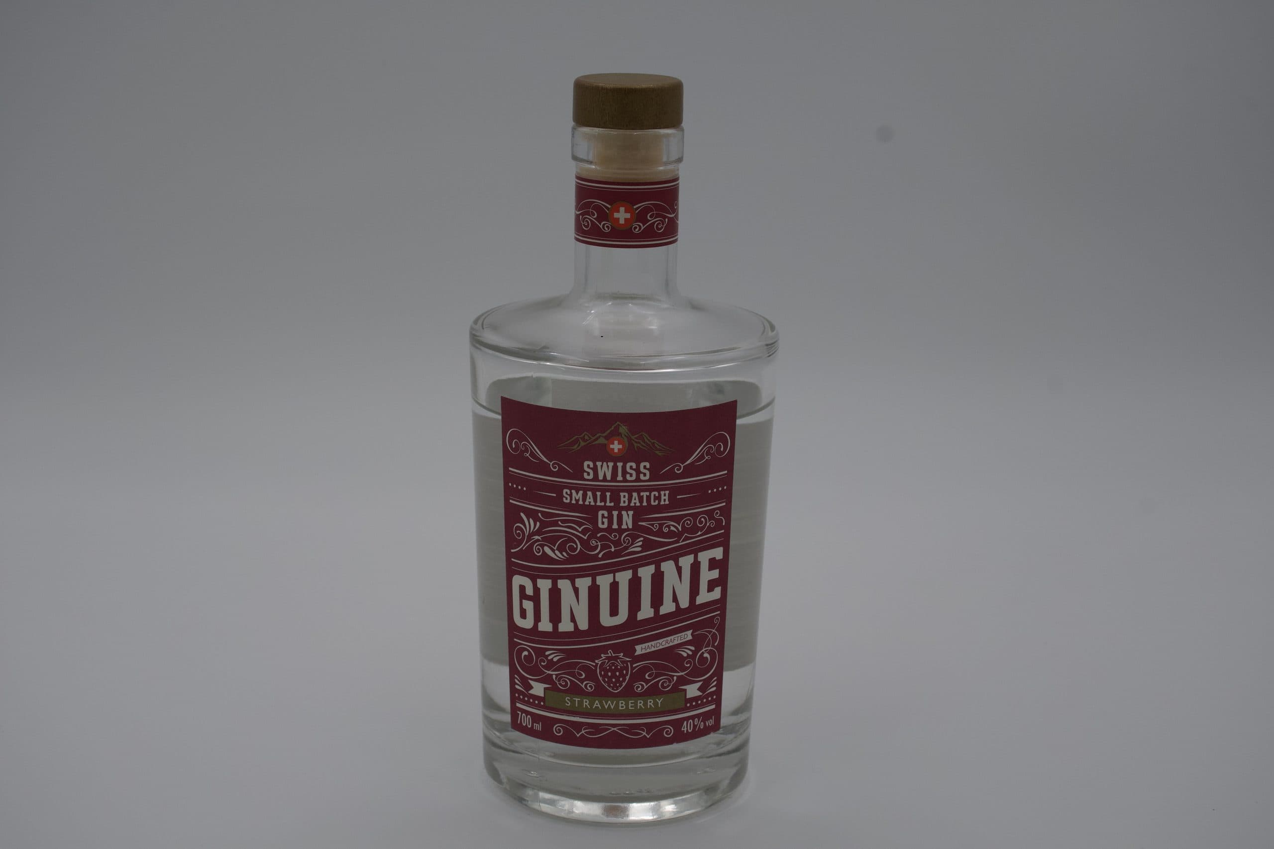 Ginuine Swiss Small Batch Gin Strawberry