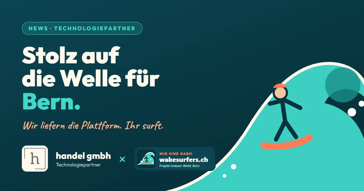 Orgogliosi di cavalcare l'onda: handel gmbh è partner tecnologico di wakesurfers.ch - Gallerie Bild 4